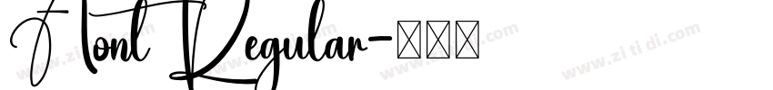 Aont Regular字体转换